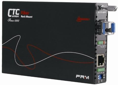 CTCUnion FRM220-E1-T1-SFP-E1 / T1 u SFP Slot Fiber Media Converter w / podrška za upravljanje zasnovana