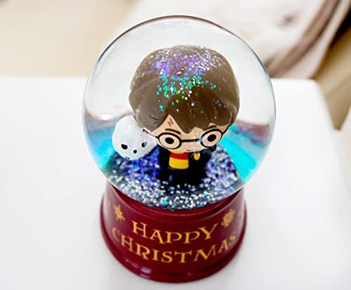Harry Potter sretan božićni svijetli snježni globus sa vrtložnim ukrasom zaslona od sjaja | Kućni dekor