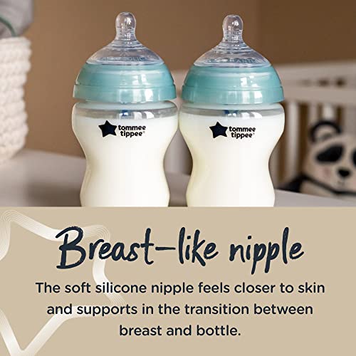 Tommee Tippee bočice za bebe protiv kolika, bradavica nalik grudima sporog protoka i jedinstveni sistem