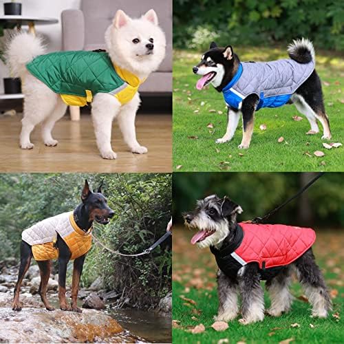 Tonyfy Pas Hladni vremenski kaputi - Ugodne tople reflektirajuće jakne za kućne ljubimce, gusta termalna