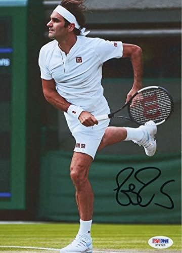 Roger Federer potpisao autogragram 7x10 fotografija - teniska ikona, Wimbledon Champion PSA - AUTOGREMENTNI