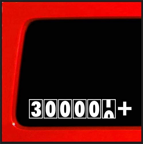 Tamengi 300,000 + milje - smiješna naljepnica za automobil, kamion, laptop - Naljepnica odbojnika smiješna