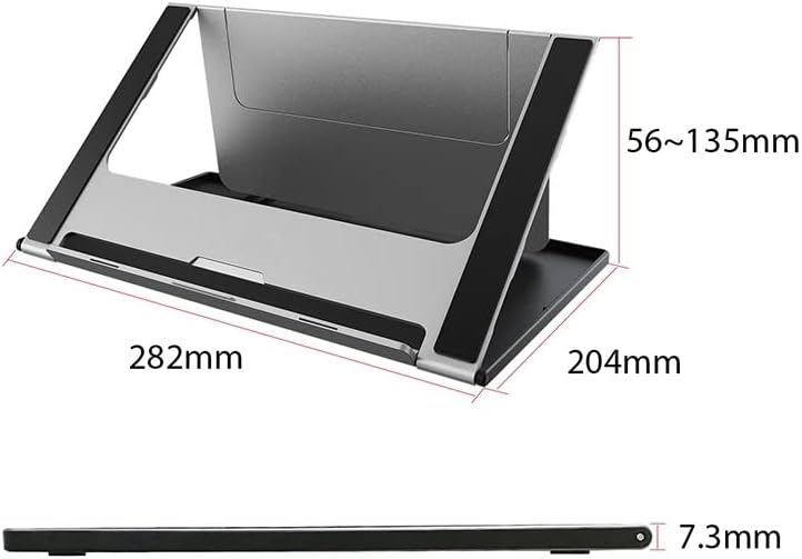 Wxbdd tableti sa podesivim postoljem prijenosni metalni višenamjenski nosač za laptop Pen Display Light