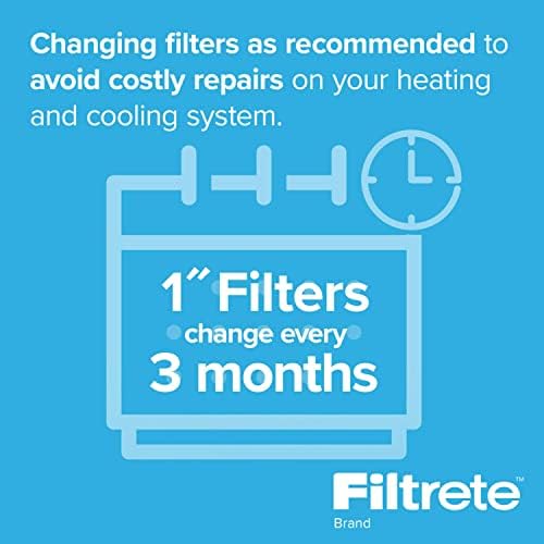 Filter za vazduh Filtrete 14x20x1, smanjenje alergena Plus prašina, filteri peći u 4 pakovanja