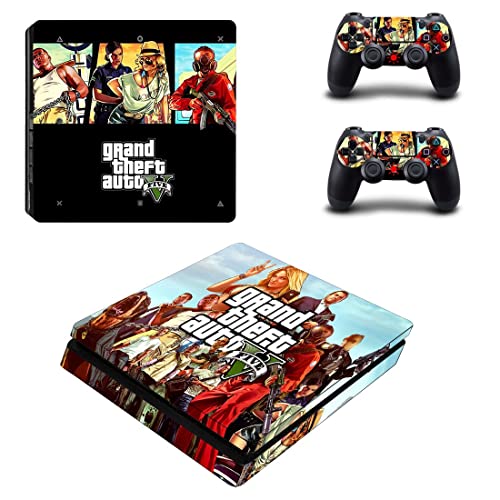 Za PS5 disk - Igra Grand GTA Theft i auto PS4 ili PS5 naljepnica za kožu za reprodukciju 4 ili 5 konzola