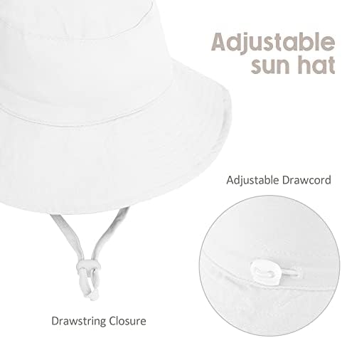 Kašika za bebe i sunčane naočale, UV zaštita Sunčani šešir sa širokim podlogama, maha od plaže za mališane