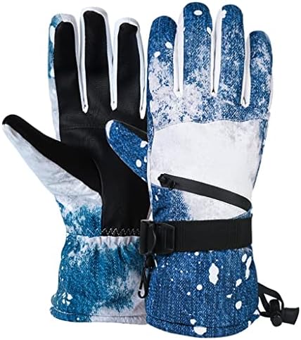 LEPSJGC zimske rukavice za skijanje na snoubordu kožni Neklizajući ekran osetljiv na dodir vodootporni motocikl