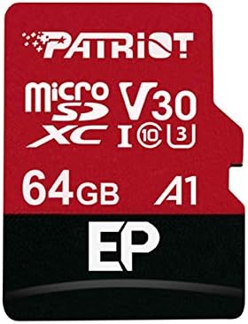 Patriot 64GB A1 / V30 Micro SD kartica za Android telefone i tablete, 4K video zapisa - 5 pakovanja, puno