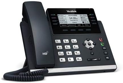 Yealink SIP-T43U IP telefon [10 pack] 12 VoIP računa. 3,7-inčni grafički prikaz. Dual USB 2.0, dvostruko-port