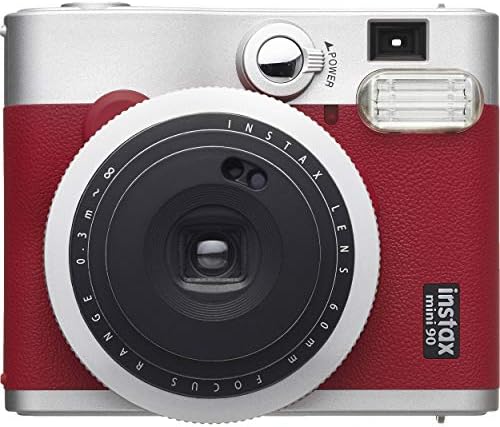 Fujifilm Instax Mini 90 Neo klasična Kamera, Kamera za trenutni Film, SAD-Crvena
