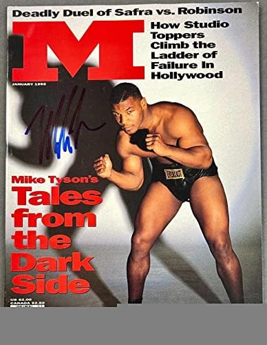 Mike Tyson Potpisao Boxing M Magazine Mike Tyson Authentic Januar 1992 - Boxing Magazines Sa Autogramom