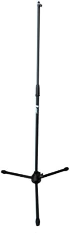 Audio2000-ov tm AST4312B Crni, podni stalak za mikrofon sa stativom