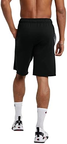Champion, Powerblend, Duge kratke hlače sa džepovima za muškarce, crni C Patch Logo
