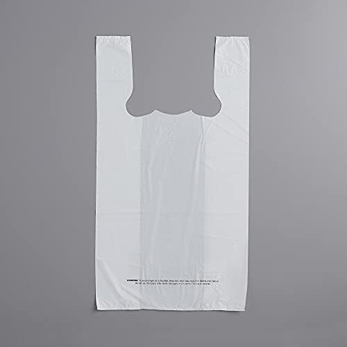 Kuhinjske plastične vrećice - Trgovinske vrećice Majica Torbica za kupovinu - Bijela roba 21 x 11 1/2 Cary