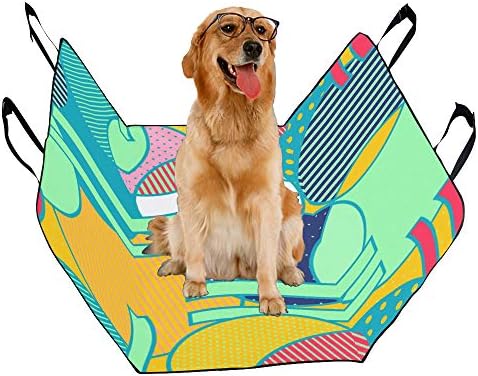 Enevotx Navlaka za pseće sedište prilagođena ručno obojena dizajnerska Navlaka za kreativno štampanje autosjedalica