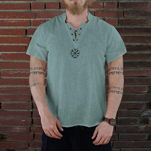 Muški ljetni modni štampani kratki rukavi jednostavna udobna bluza