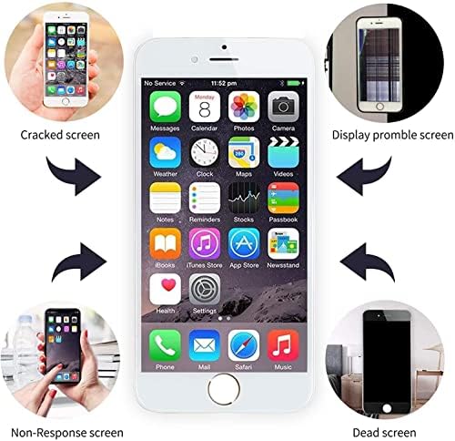 Kompatibilno za zamjenu ekrana iPhonea 7 bijeli A1660 A1778 A1779 digitalni LCD ekran sa glatkim dodirom