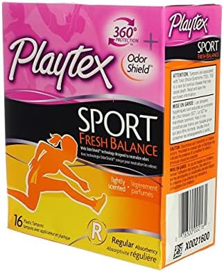 Playtex Sport svježi bilans tampons Regularna apsorbestnost 16ct lagano mirisan