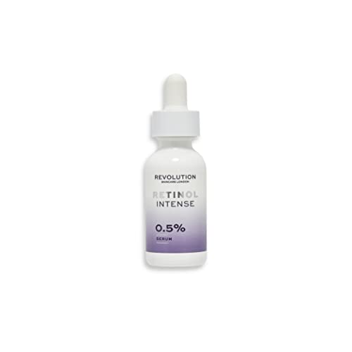 Revolution Skincare 0.5% Retinol Intense Serum, Serum za lice za revitalizaciju kože, Vegan & bez okrutnosti,