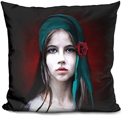 Lilipi Žene Potrait2 Dekorativni jastuk za bacanje akcenta