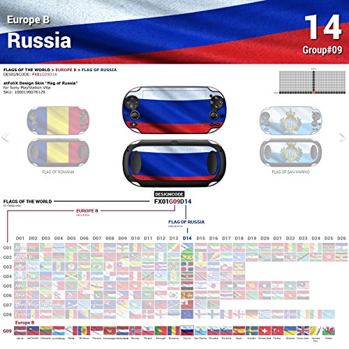 Sony PlayStation Vita dizajn kože zastava Rusije naljepnica naljepnica za PlayStation Vita