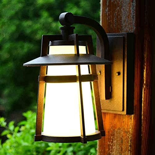 Lhllhl vanjska zidna svjetiljka vodootporna vintage svjetiljka, europska zidna svjetiljka na otvorenom balkon