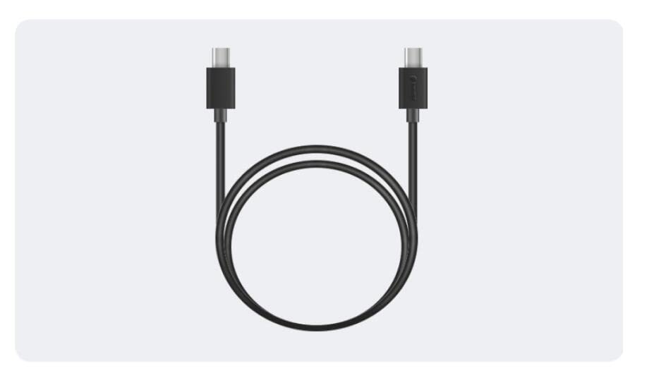 AFYMY kabl za punjenje USB Type-C do USB TIP-C za Insta360 x3 / jedan X2 za punjenje i prenos