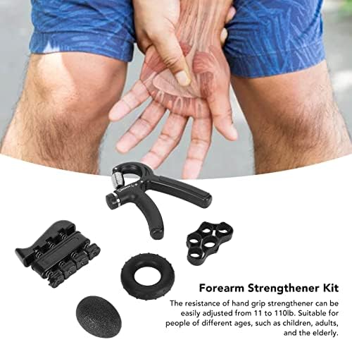 Pwshymi ručni hvatač, ručni set za uklanjanje ruku, vežbanje podlaktice Grip vežbanje prsta nosila elastična