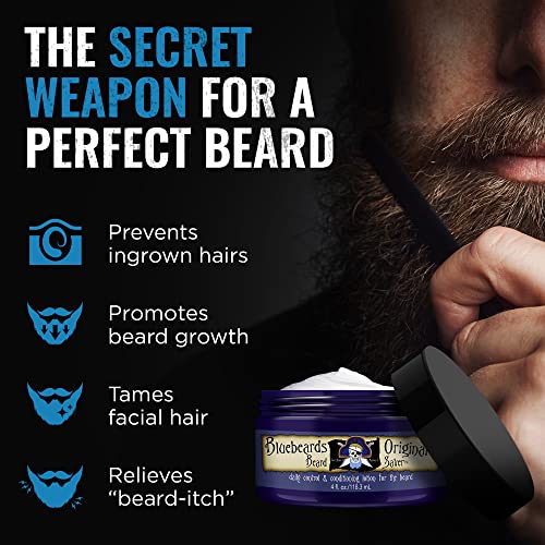 Bluebeards Original Beard Saver, 4 oz. - Ostavite u regenerator za bradu za muškarce, infuziran sa Aloe