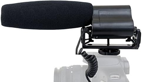 Mikrofon sačmarice sa vetrobranskom stazom i mrtvim mačjim muffom za Canon EOS 77D