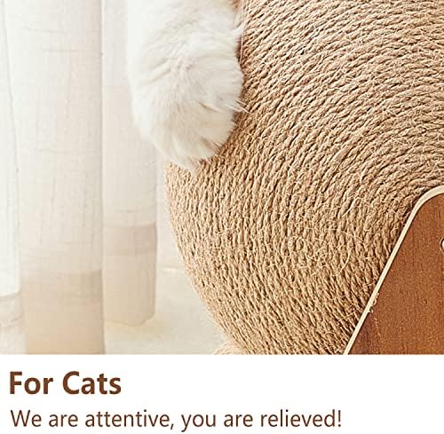 Drvena igračka za hvatanje lopte za mačke-BrandNew Tumbler mačka za grebanje igračka prirodni Sisal mačka