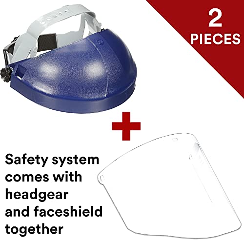 3M H8A kombinacija za glavu i vizir sa 3M WP96 bistra polikarbonatna lica, kompletan sigurnosni sistem za