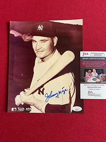 Johnny Mize AUTOGREME 8x10 FOTO Yankees - AUTOGREMENT MLB Photos