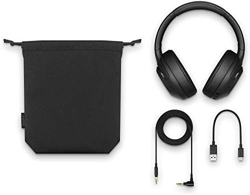 Sony Wh900 H.EAR Serija Bežična mreža preko uha Otkazivanje slušalica visoke rezolucije crne boje