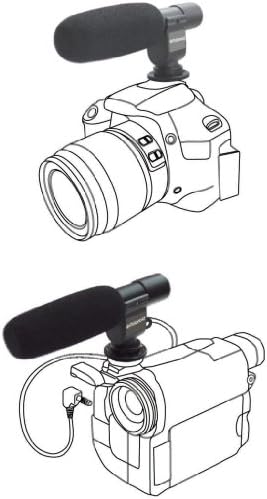 Polaroid Pro Video kondenzatorski sačmarič za Canon Digital EOS Rebel T4i, T3i, T1i, T2i, XSI, XS, XTI,