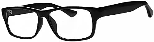 Prave naočale za čitanje stakla sa čišćem pravim staklenim sočivima u okviru geek stila dostupne u povećanju