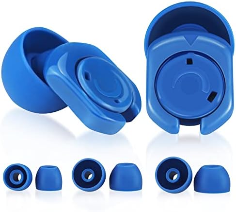 Timoofox uši za uši za smanjenje buke-3 pari za zaštitu sluha za višekratnu upotrebu u S / M / L za spavanje,