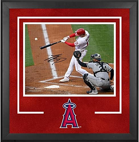 Shohei Ohtani Los Angeles Angels Deluxe uramljeni su autogramirani fotografija 16 x 20 - autogramirane MLB