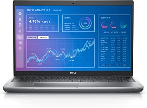 Dell Precision 3000 3571 Laptop za radnu stanicu / 15.6 HD | Core i7 - 1TB SSD-32GB RAM - RTX T600 | 14 jezgara @ 4.7 GHz - 12. Gen CPU Win 11 Pro