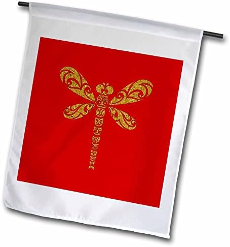 3Droza Dragonfly Totem Tettoo Art Repelent Art Deco Style - Zastave
