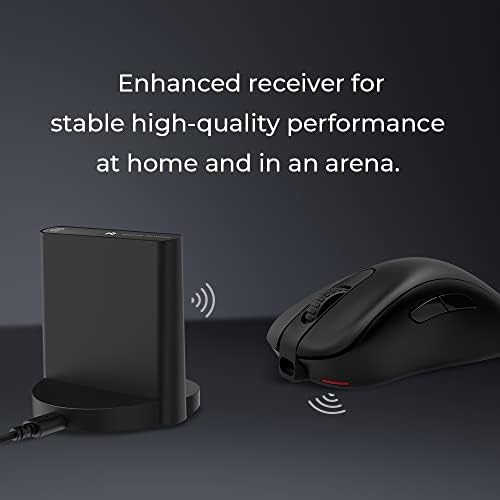 BenQ Zowie EC1-CW ergonomski bežični miš za igre | profesionalne Esportske performanse | manja težina |