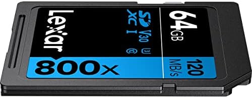 Lexar plava serija Professional 800x 64GB UHS-I U3 SDXC memorijska kartica
