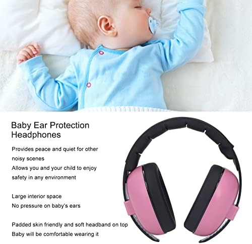 Slušalice za zaštitu ušiju za bebe, štitnici za uši za poništavanje buke odojčadi sa prostranom unutrašnjosti,