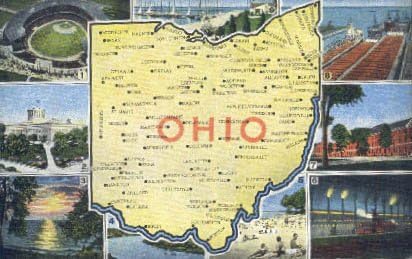 Pozdrav sa, Ohio razglednice