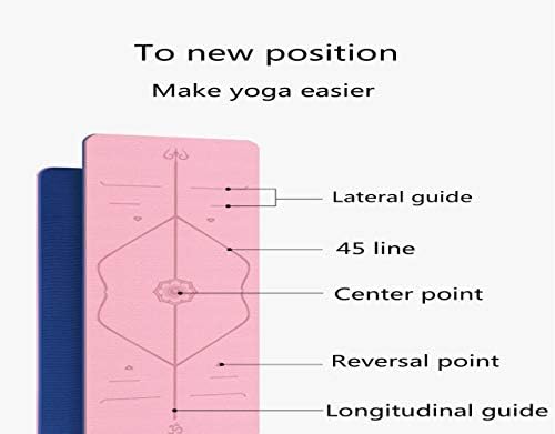 Yoga Mat Skid početničke kućne prostirke za fitnes guste i široke i duže podne prostirke.