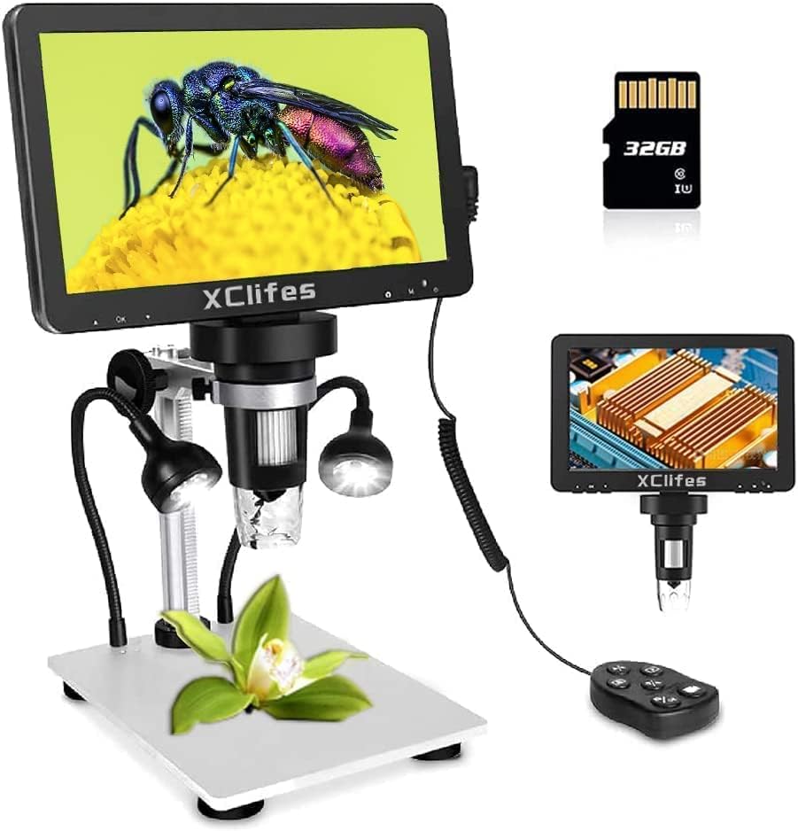 4.3 inčni LCD digitalni mikroskop, novčić mikroskop ručni USB mikroskop 50x-1000x uvećanje Video Kamera