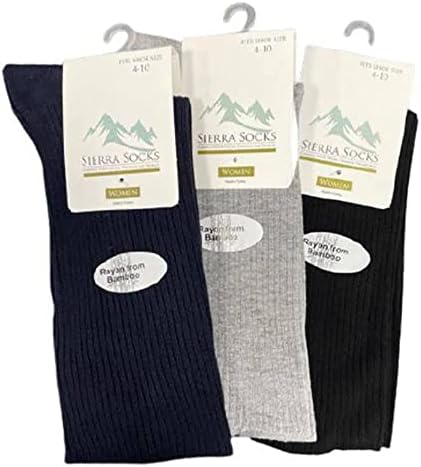 Sierra Socks Diabetic / Artritic Rayon iz bambooske posade 3 para čarape
