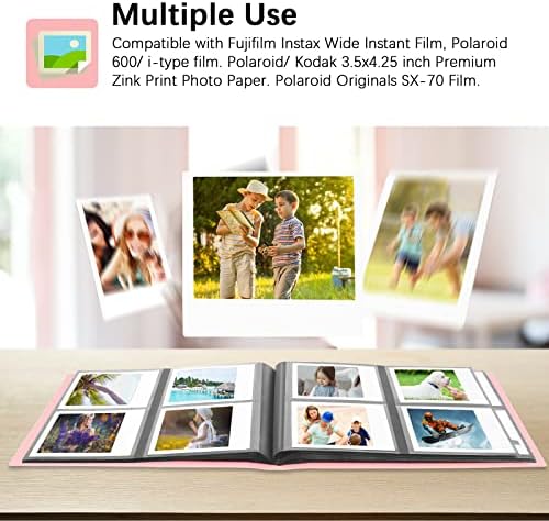 160 džepovi foto Album za Fujifilm Instax wide 300 Kamera, Polaroid 600 Foto Album, albumi za Polaroid Now+