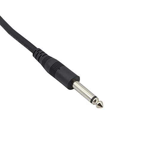 6,35mm TS utikač na BNC utikač Audio kabel, BNC muški do 1/4 Mono muški raspored bibrikcijski kabel za CCTV