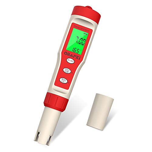 Digitalni pH metar sa ATC-om: 4 u 1 pH TDS EC temp - ORAPXI pH tester visoko precizno mjerenje džepa za